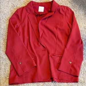 Women's Red Blazer